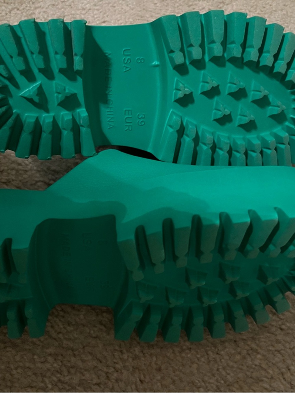 Jeffrey Campbell Green Slip-On Clog - Picture 3 of 3